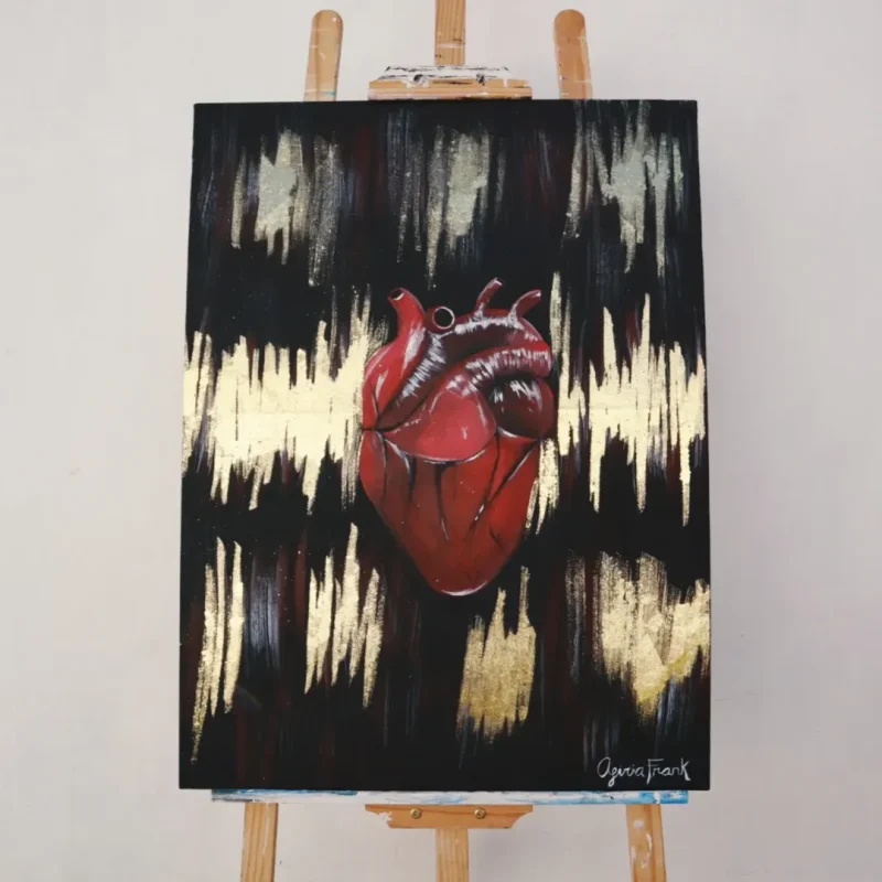 'cordis'🫀acrílico sobre lienzo, 2025. ✨